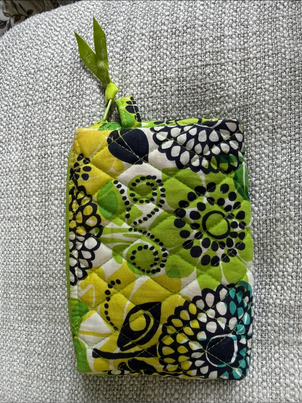 Vera Bradley quilted cosmetic